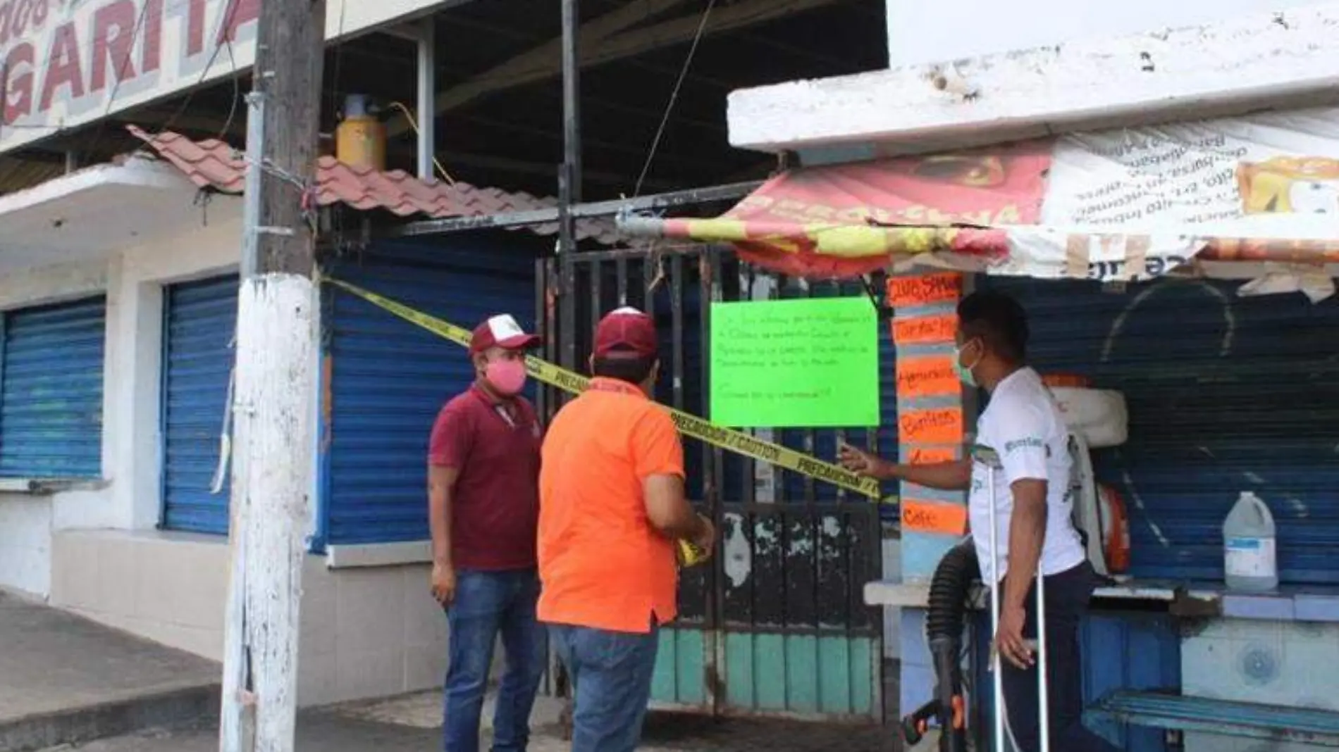 MErcado sanitización garita